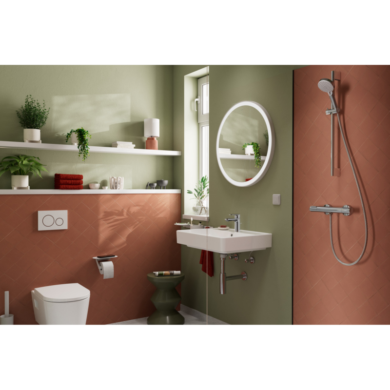 Hansgrohe Душевой набор Vernis Blend EcoSmart с душевой штангой Crometta 65 см (26279000)