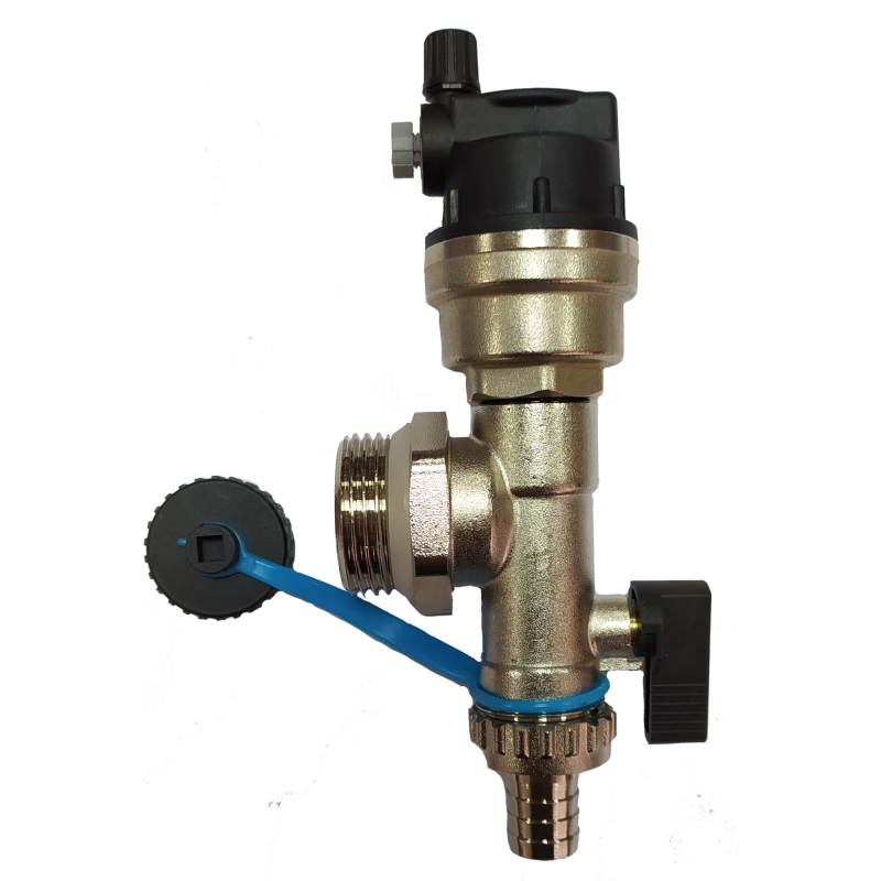 549020 Розповітрювач зі зливним клапаном (синя смужка), Tervix (549020)