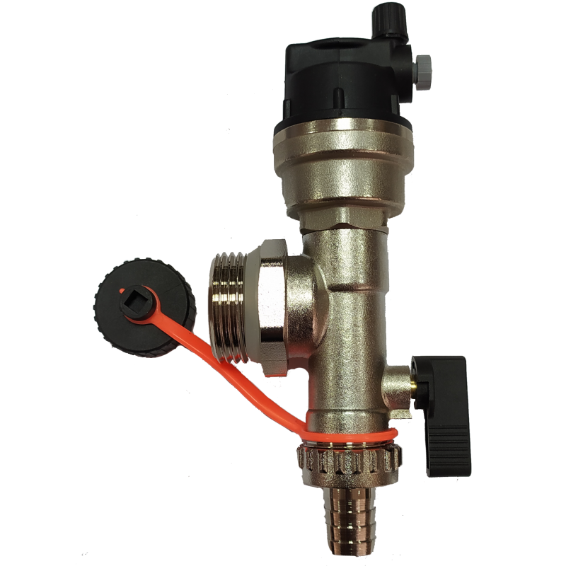 549021 Розповітрювач зі зливним клапаном (червона смужка), Tervix (549021)