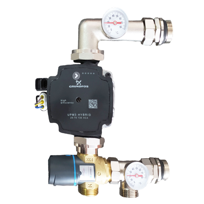 521431 Змішувальний вузол 1" для теплої підлоги Tervix Mixset з част. насосом та клапаном ATM561 (521431)