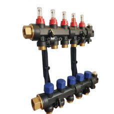 503210 Колектор пластиковий на 10 контурів з витратомірами Tervix Pro Line (503210)