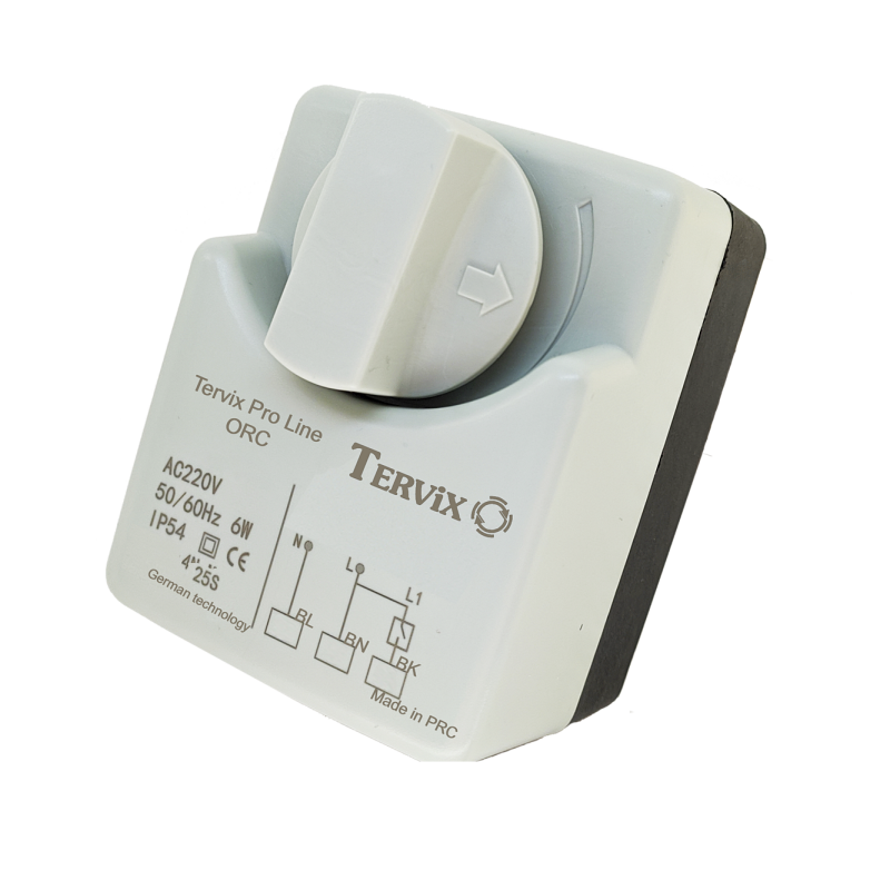 Tervix 202032 3-ходовий кульовий клапан н/з 1" DN25 з електроприводом Pro Line ORC 3-way (202032)