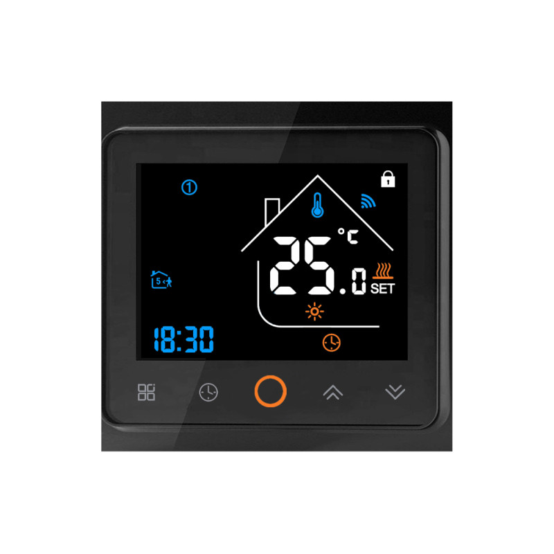 Tervix 114330 Термостат з WiFi управлінням Pro Line для газового/електричного котла, чорний (114330)