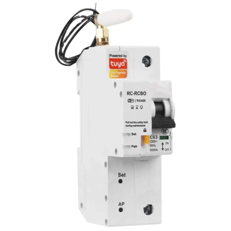 Tervix 439461 Розумний автоматичний вимикач Pro Line WiFi Circuit Breaker, 16A (439461)