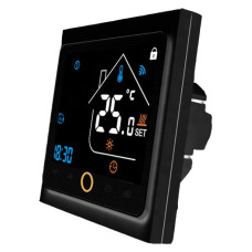 Tervix 117130 Термостат ZigBee для водяної/електричної теплої підлоги, з датчиком 3 м., чорний (117130)