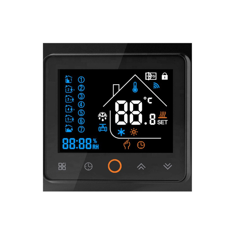 Tervix 117330 Термостат з ZigBee управлінням Pro Line для газового/електричного котла, чорний (117330)