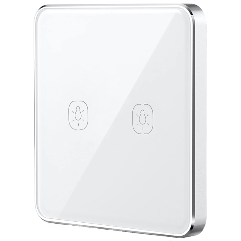 Tervix 433031 Умная сенсорная кнопка-выключатель Pro Line ZigBee Touch Switch (2 клавиши) на батаре. (433031)