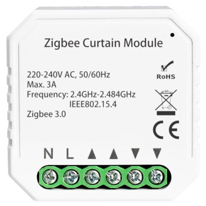 Tervix 437121 Розумний модуль для управл. ролетами/карнизами ZigBee Roller Blind/Curtain Controller (437121)