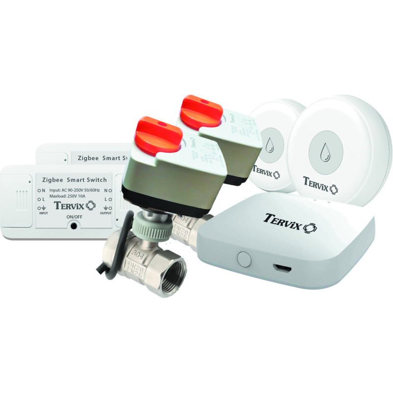 Tervix 4922622 Система захисту від потопу для роз.будинку ZigBee Water Stop Premium на 2 труби 3/4" (4922622)