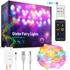 Tervix 632010 Розумна WiFі мультикольорова новорічна гірлянда 10 м Pro Line Fairy Lights WiFi (632010)