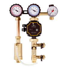 Afriso 77889 насосна група для сонячних систем 130-4, G 3/4" з циркуляційним насосом