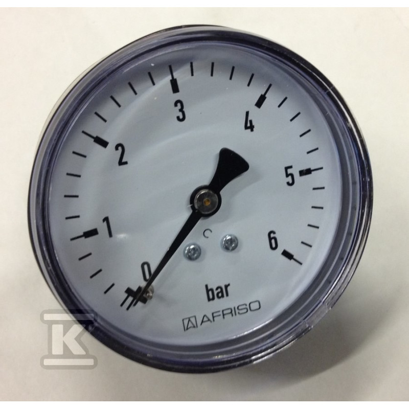 Afriso 63538 манометр  RF 63 0-6 бар 1/4" акс.