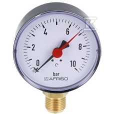 Afriso 63564 манометр  RF 80 0-10 бар 1/2" рад.