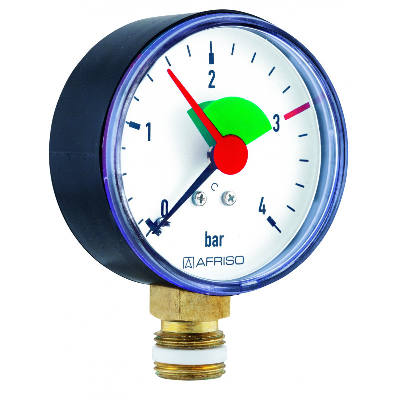 Afriso 63927 манометр  HZ 50 0-4 бар 1/4" екс.