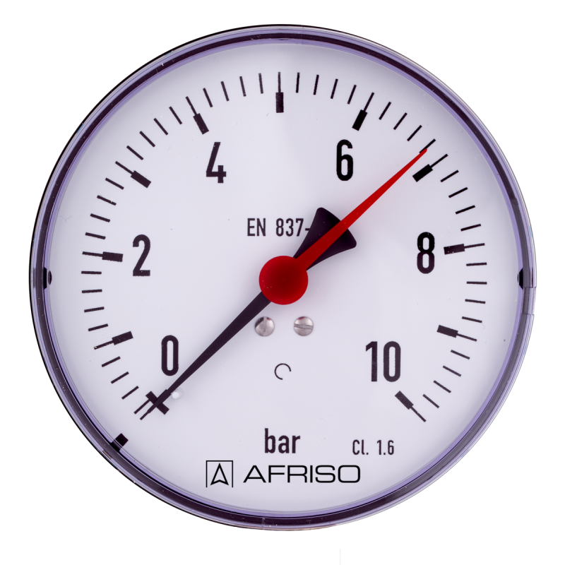 Afriso 85113211 манометр  RF63 0-4 бар 1/4" акс.