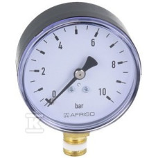 Afriso 63514 манометр  RF 63 0-10 бар 1/4" рад.