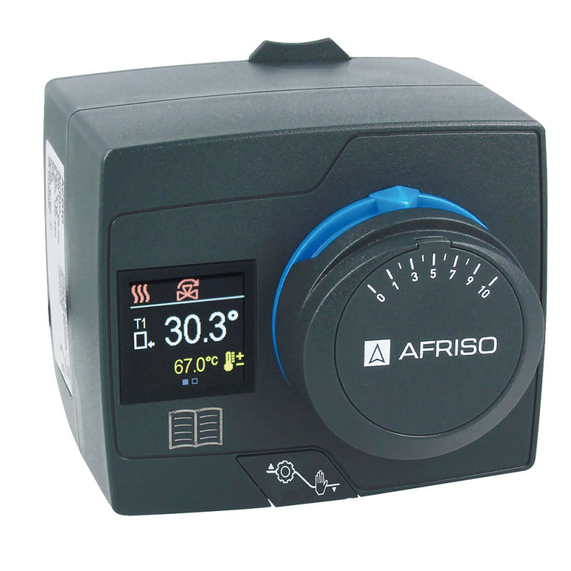 Afriso 1534310 ACT343 привід-контролер постійної температури 120сек, 230В, 6 Hм, 0-99°C
