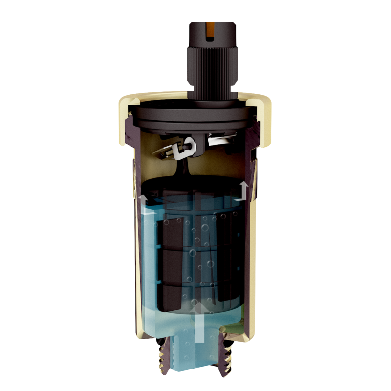 Afriso 7771010 Автоматичний розповітрювач PrimoVent G3/8" з Aquastop латунь