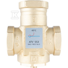 Afriso 1655310 Термічний клапан ATV 553, DN32, Rp 1¼" Kvs 12, 45 °C