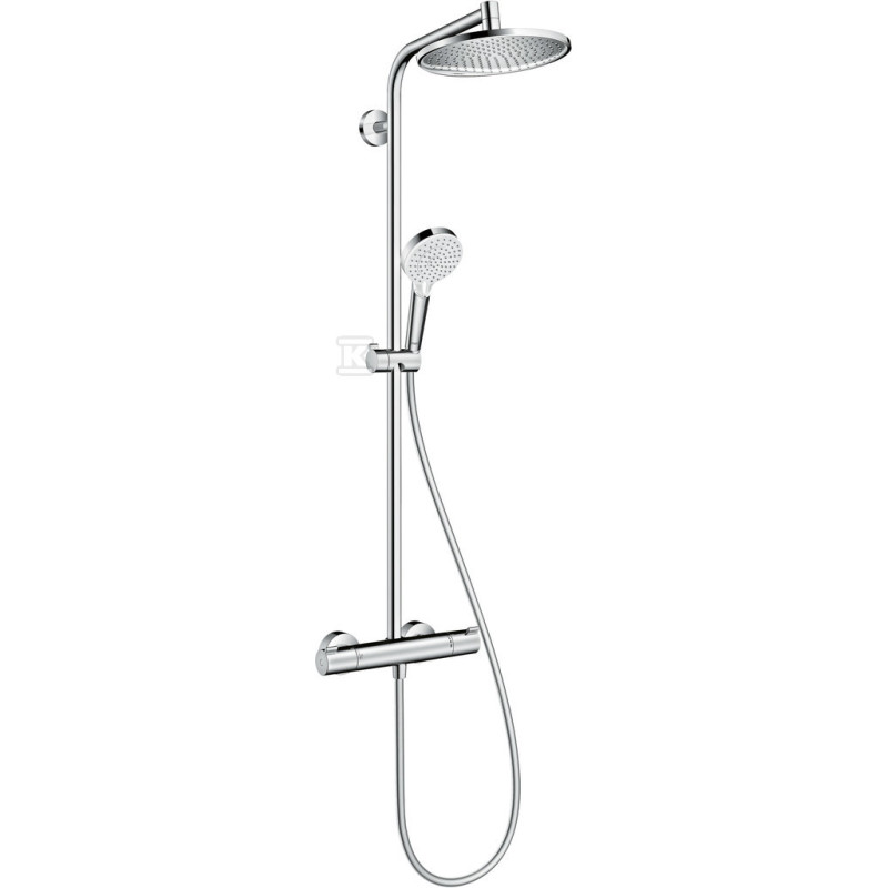 Hansgrohe Душевая система с термостатом Crometta S 240 1jet Showerpipe (27267000)