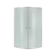 Lidz Душова кабіна Latwa SC80x80.SAT.LOW.FR, скло Frost 4 мм без піддону (LLSC8080SATLOWFR2)