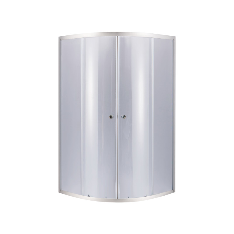 Lidz Душова кабіна Latwa SC80x80.SAT.MID.GR, скло тоноване 4 мм без піддону (LLSC8080SATMIDGR2)