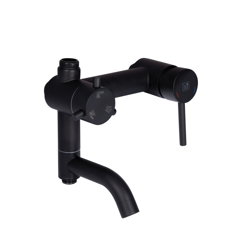 Lidz Душова система для кабіни Aria 1032 на три споживача з виливом k35, Black (LDARI1032BLA43371)