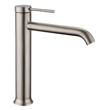 IMPRESE Смеситель для раковины высокий BRENTA, никель, 25 мм (ZMK081906011)