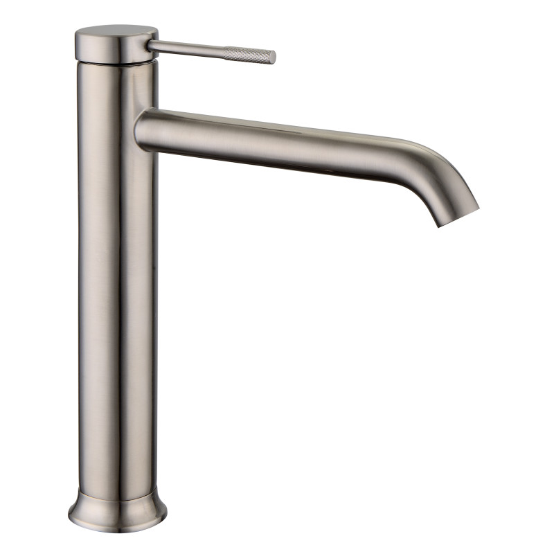 IMPRESE Смеситель для раковины высокий BRENTA, никель, 25 мм (ZMK081906011)