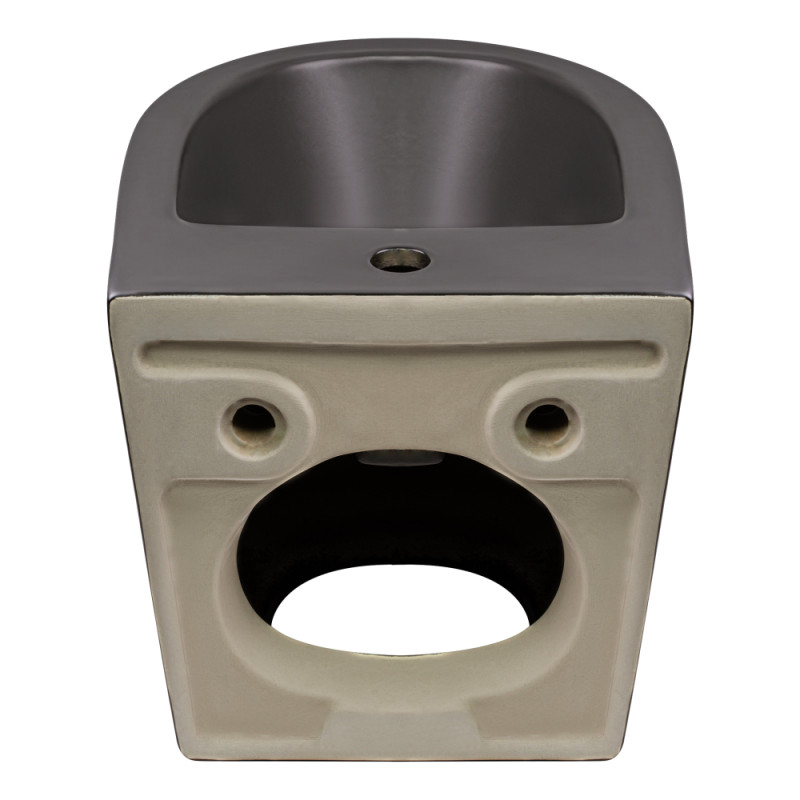 Qtap Підвісне біде Robin 495х370х325 Matt black (QT1355046FMB)