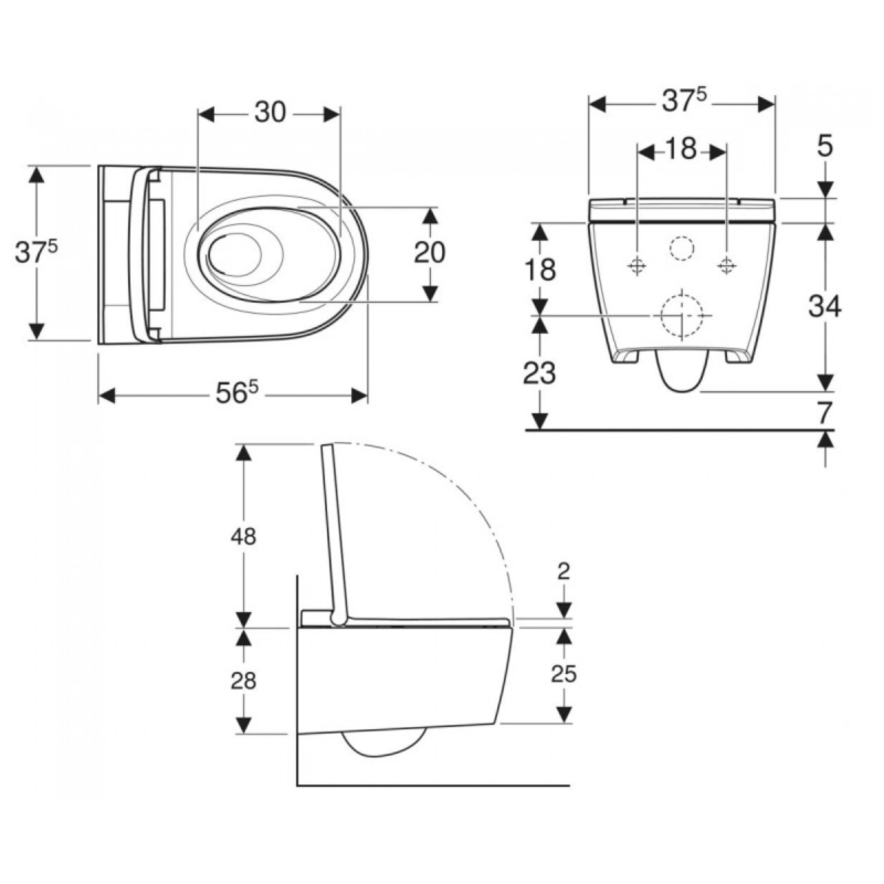 Geberit Унитаз-биде подвесной AquaClean Sela с сиденьем (146.224.11.1)