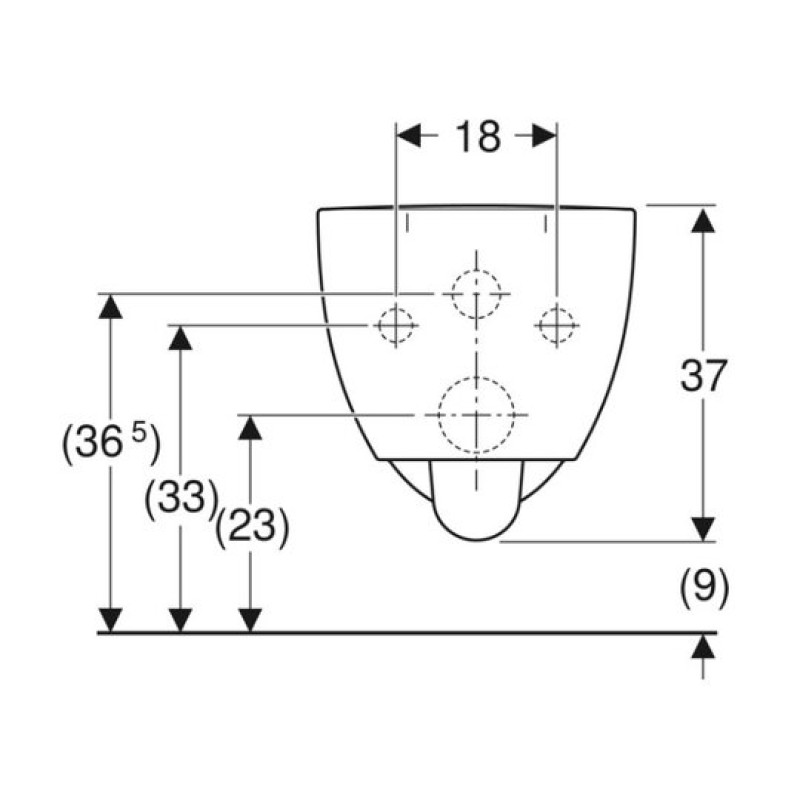 Geberit Унітаз підвісний Selnova без сидіння (500.694.01.2)
