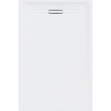 Geberit Душовий піддон SESTRA 80x100х4 см, прямокутний, білий, поверхня зі сланцевою структурою