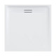 Geberit Душевой поддон SESTRA 90x90х4 см, квадратный, белый, поверхность со сланцевой структурой