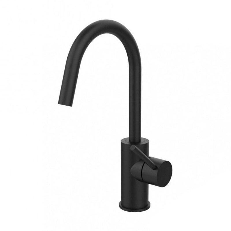 Paffoni Змішувач для умивальника Light чорний мат (LIG078NO)