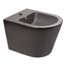 Qtap Підвісне біде Scorpio 515x360x345 Matt black (QT1455053FMB)