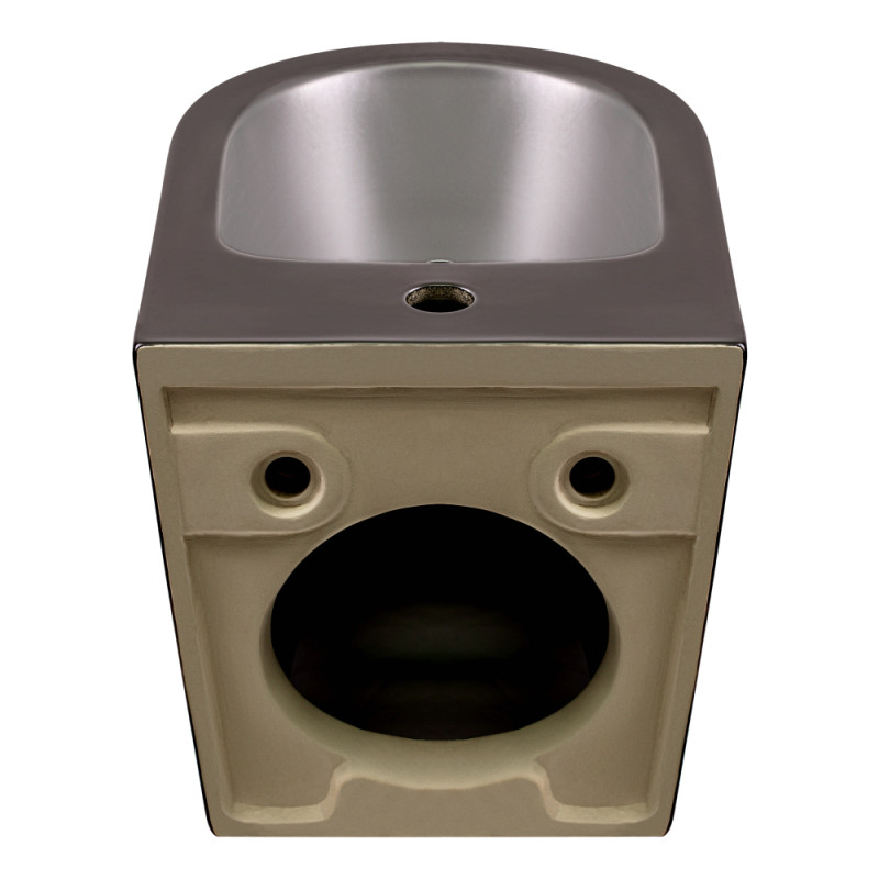 Qtap Підвісне біде Scorpio 515x360x345 Matt black (QT1455053FMB)