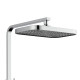 Qtap Душова система Sloup термостатична на два споживача, Chrome (QTSL57103KNC)