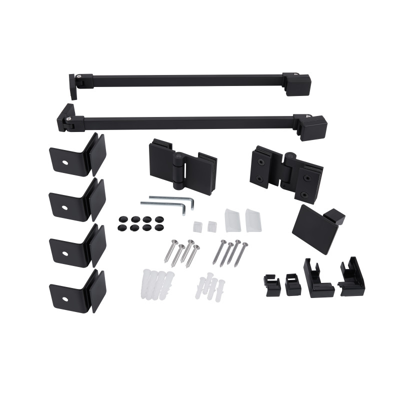 Qtap Душова кабіна Capricorn 120x80 см, скло Clear 6 мм, покриття CalcLess без піддону (CAPBLA10128RC6)