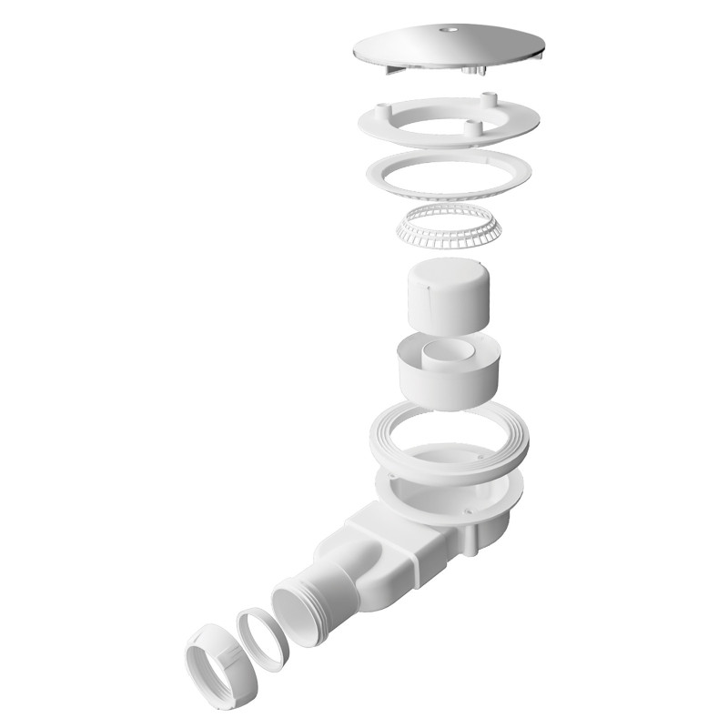 Qtap Душовий піддон Tern 301812C 100x80x12 см + сифон (TERN301812C)