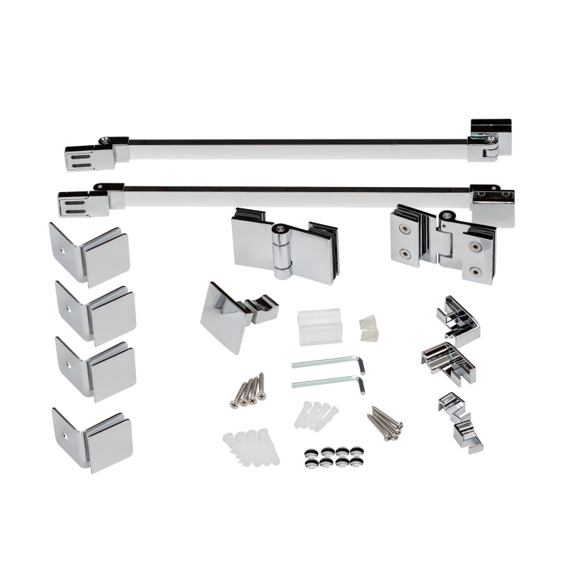 Qtap Душова кабіна Capricorn CRM10128RC6 120x80 см, скло Clear 6 мм, покриття CalcLess без піддону (CAPCRM10128RC6)