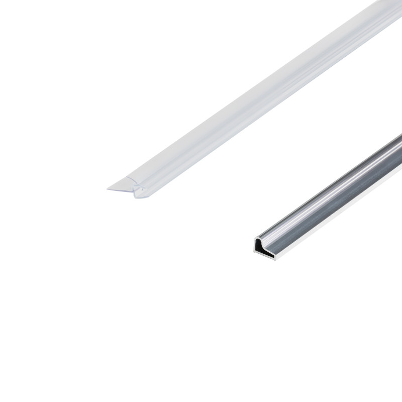 Qtap Душова кабіна Capricorn CRM1018RC6 100х80 см, скло Clear 6 мм, CalcLess, без піддону (CAPCRM1018RC6)