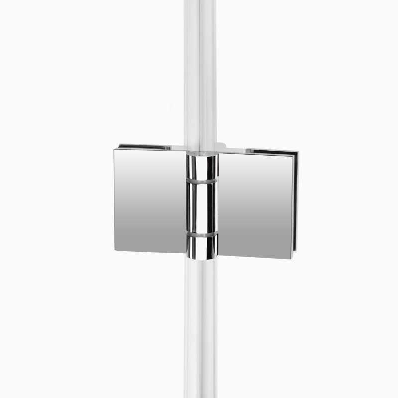 Qtap Душова кабіна Capricorn CRM1018RC6 100х80 см, скло Clear 6 мм, CalcLess, без піддону (CAPCRM1018RC6)