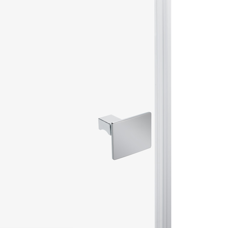 Qtap Душова кабіна Capricorn CRM1018RC6 100х80 см, скло Clear 6 мм, CalcLess, без піддону (CAPCRM1018RC6)