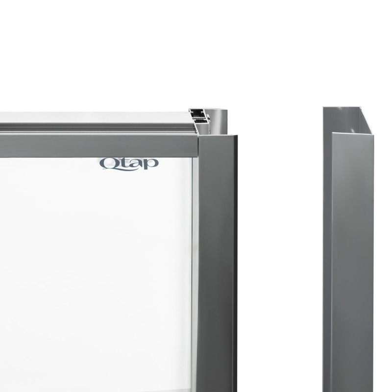 Qtap Душова кабіна Scorpio CRM10995-AC6 90х90 см, скло Clear 6 мм, CalcLess, без піддону (SCOCRM10995AC6)