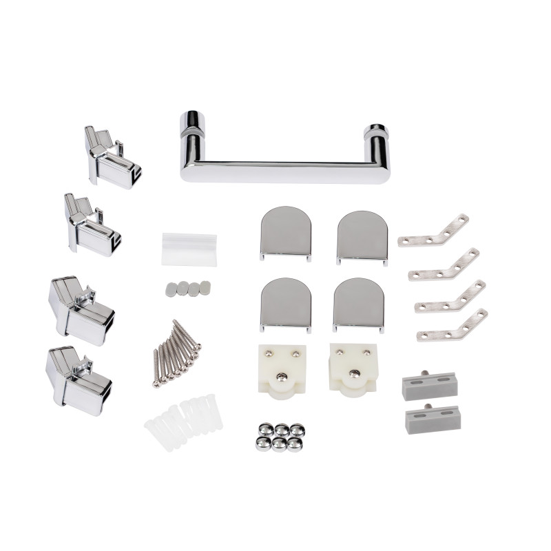 Qtap Душова кабіна Scorpio CRM10995-AC6 90х90 см, скло Clear 6 мм, CalcLess, без піддону (SCOCRM10995AC6)