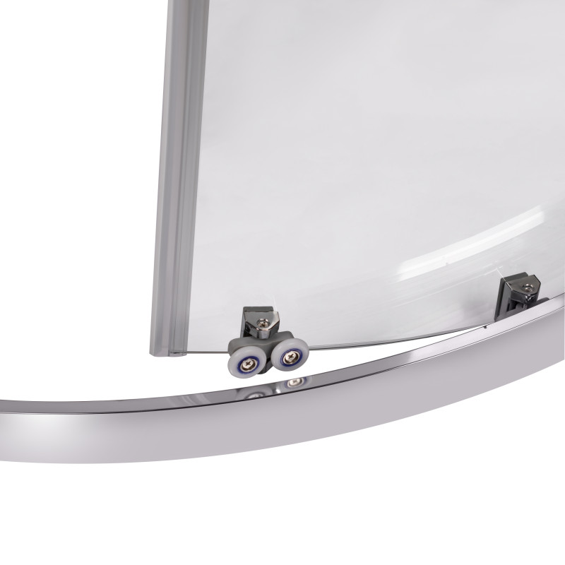 Qtap Душова кабіна Taurus CRM1011AC6 100х100 см, скло Clear 6 мм покриття CalcLess, без піддону (TAUCRM1011AC6)