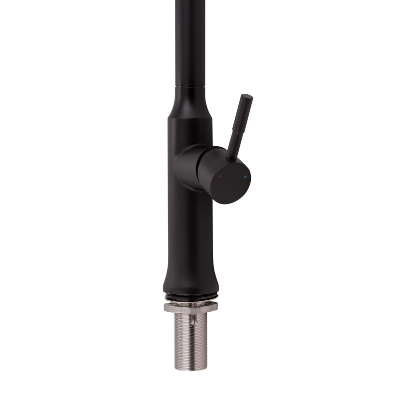 Qtap Змішувач для кухні Baruska чорний (QTBAR9137103UB)