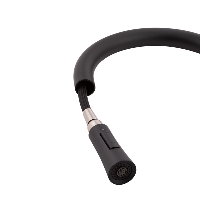 Qtap Змішувач для кухні Baruska чорний (QTBAR9137103UB)