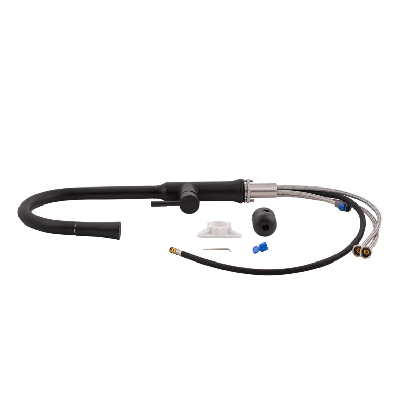 Qtap Змішувач для кухні Baruska чорний (QTBAR9137103UB)